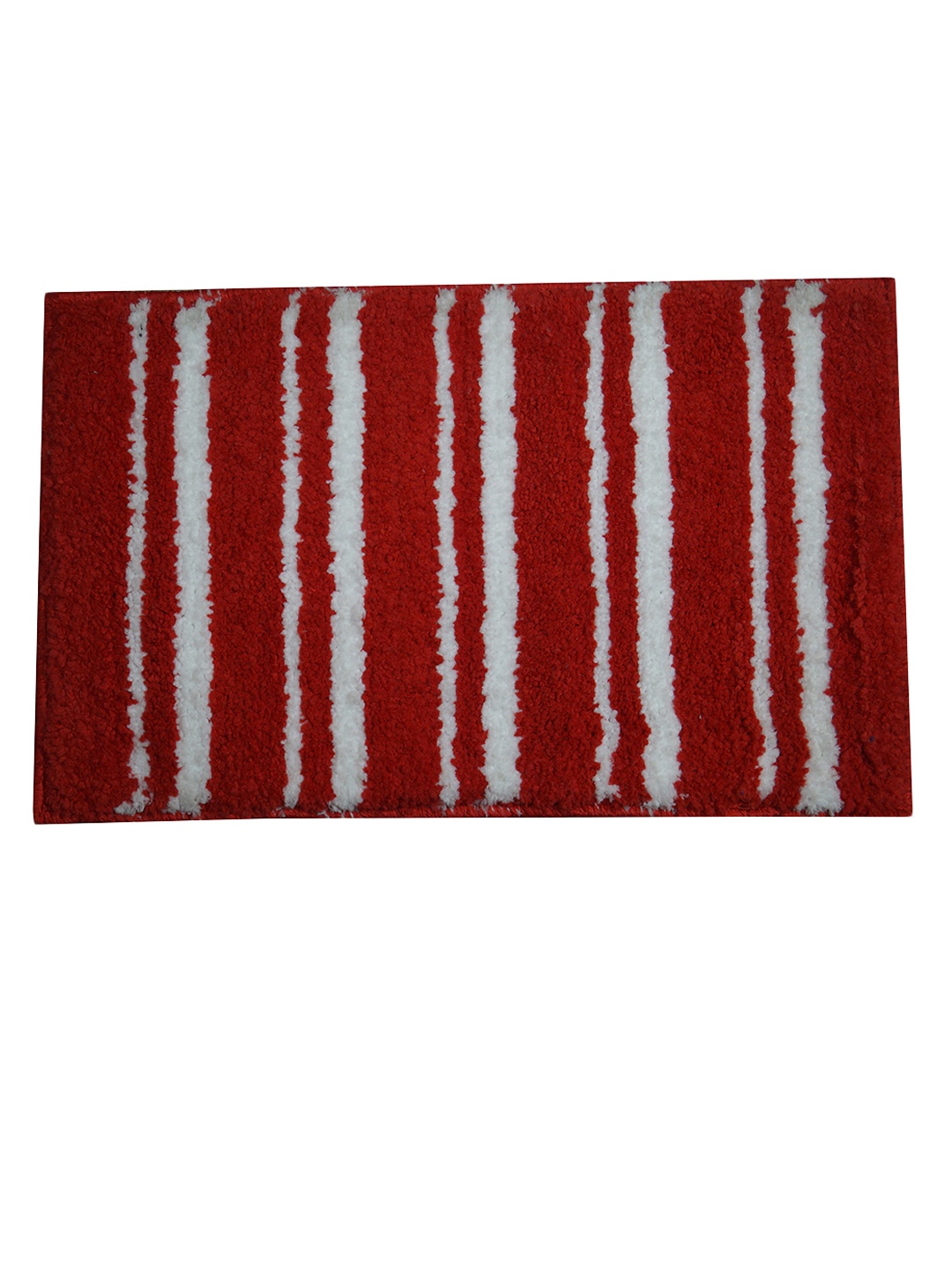 

Home Centre Red & White Corsica Striped Bath Mat