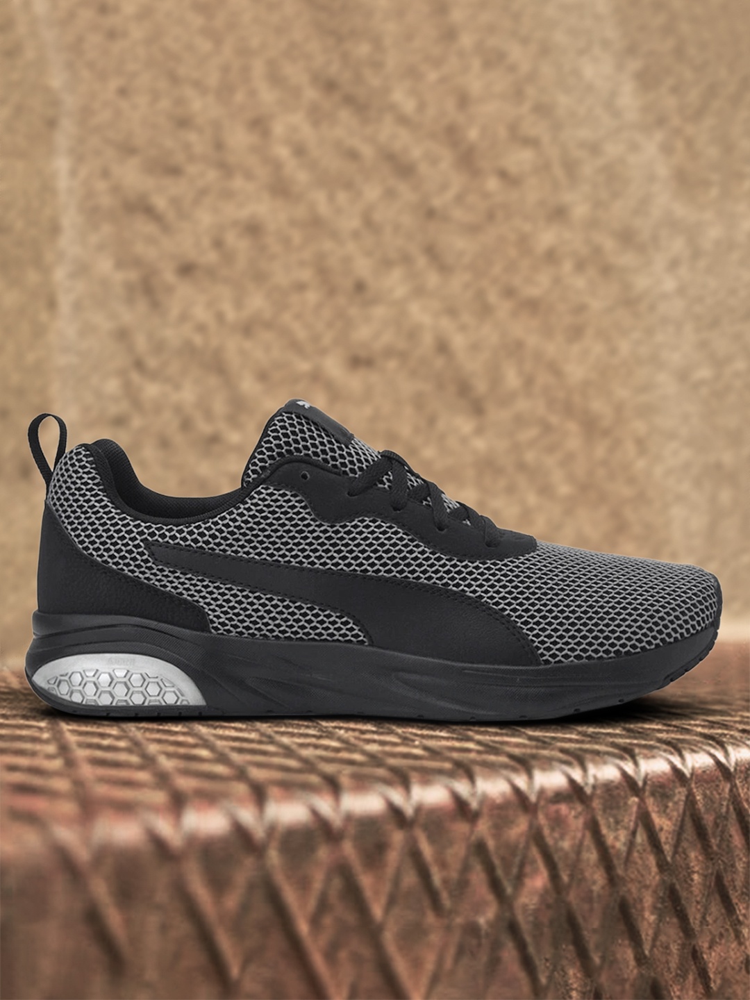

Puma Unisex Black Mesh Cell Scion Running Shoes