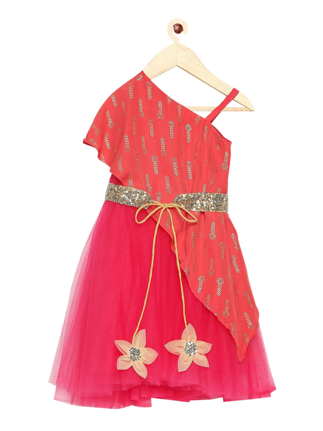 

MANY FROCKS & Pink Net Ethnic Dress