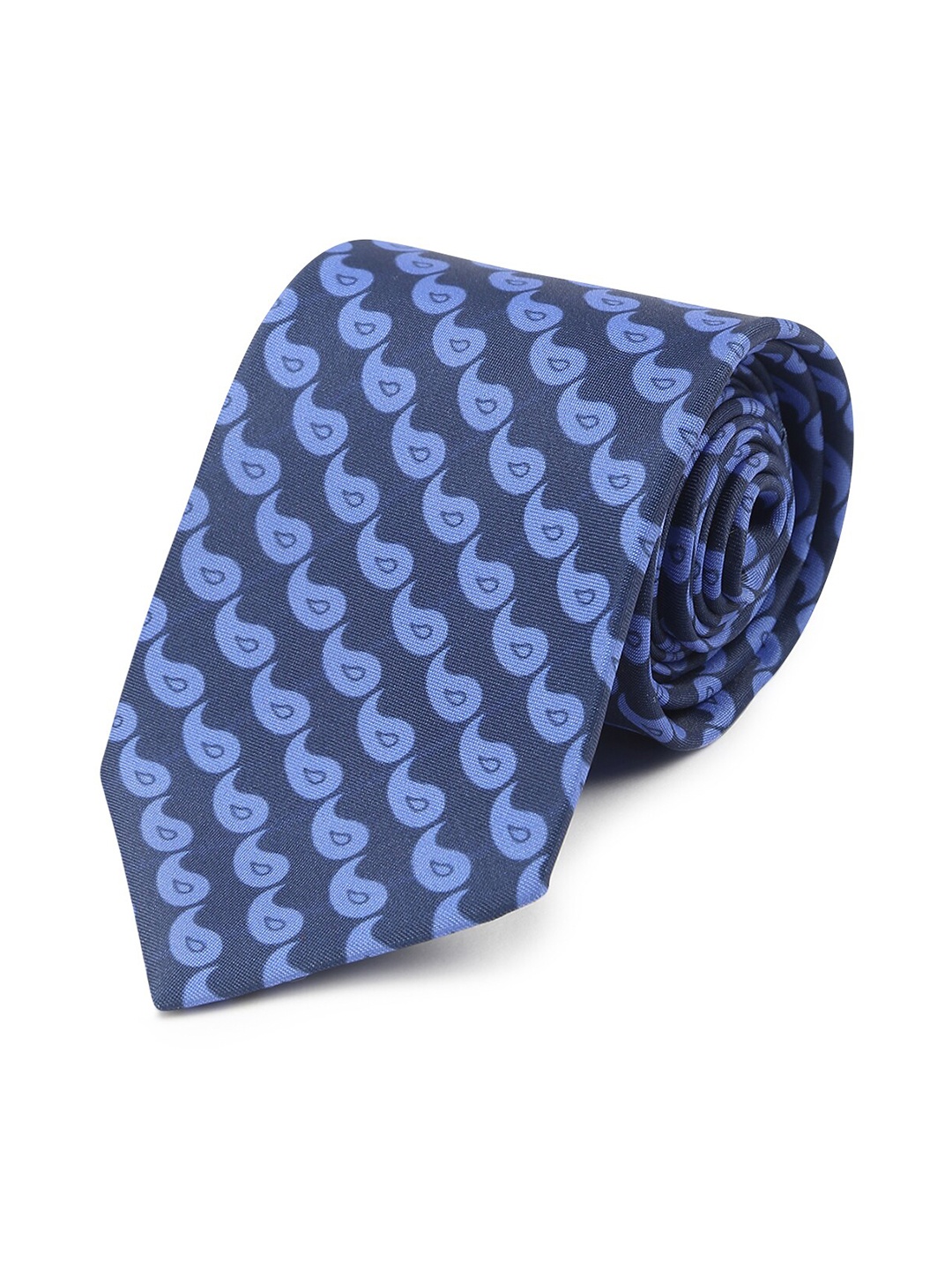 

Tossido Men Blue Woven Design Broad Tie