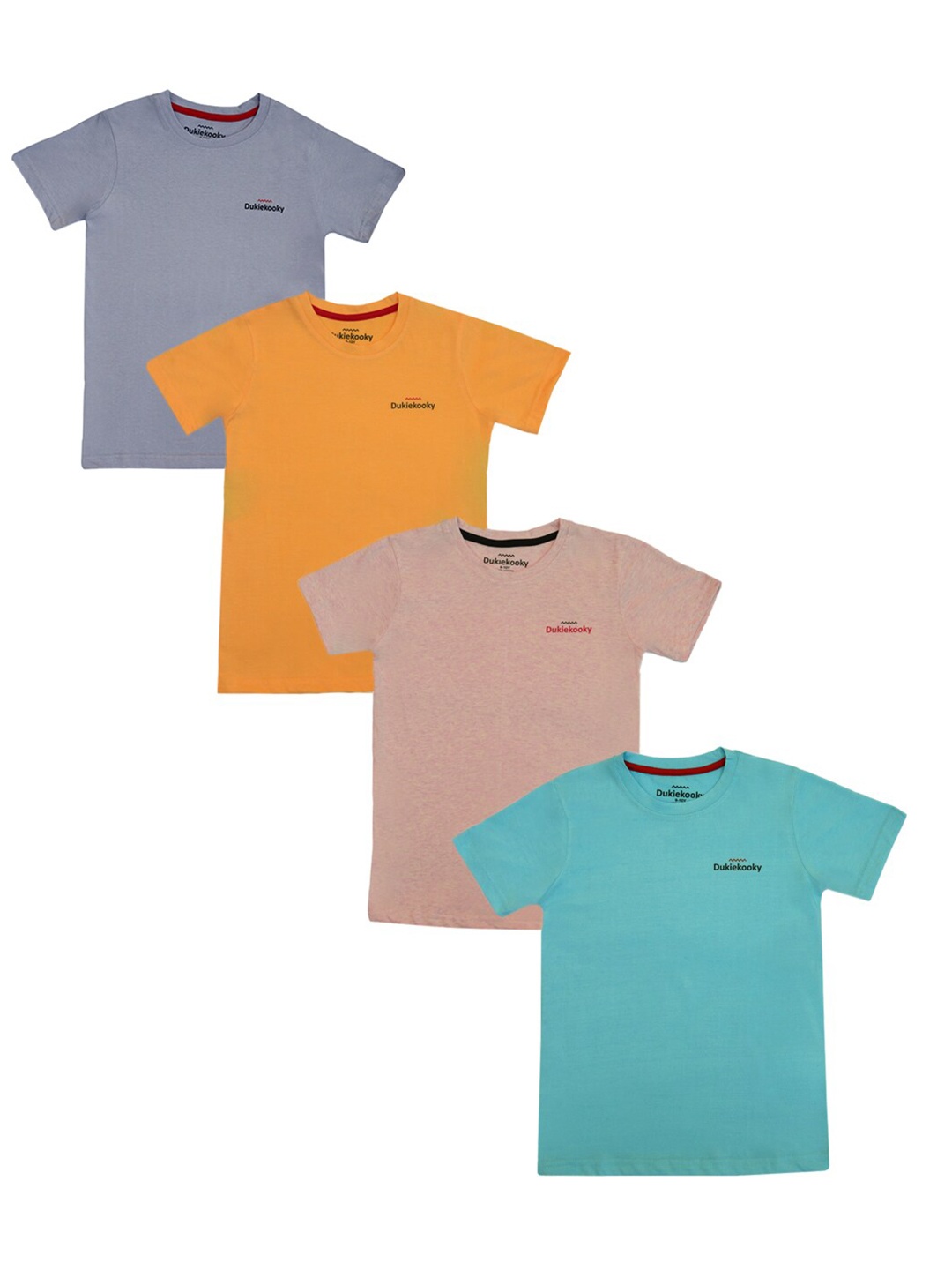 

DukieKooky Boys Multicoloured Pockets T-shirt, Multi