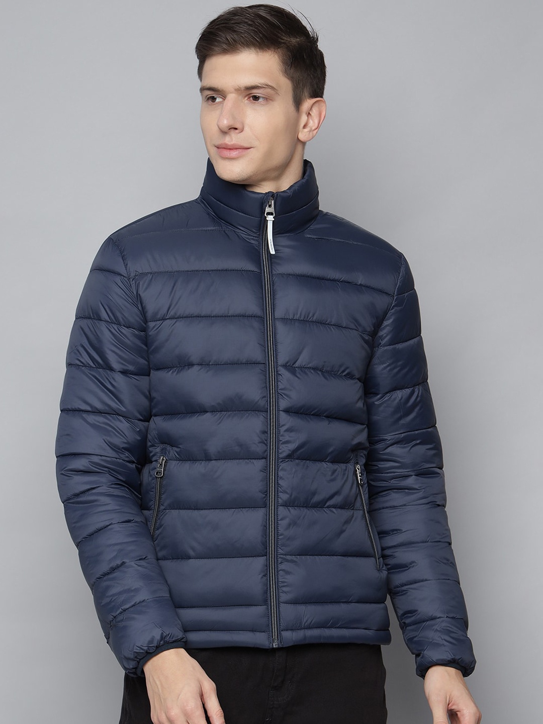 

LINDBERGH Men Navy Blue Lightweight Padded Jacket