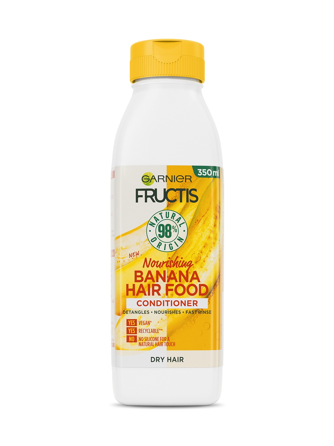 

Garnier Hydrating Banana Hair Food Conditioner-350 ml, Yellow