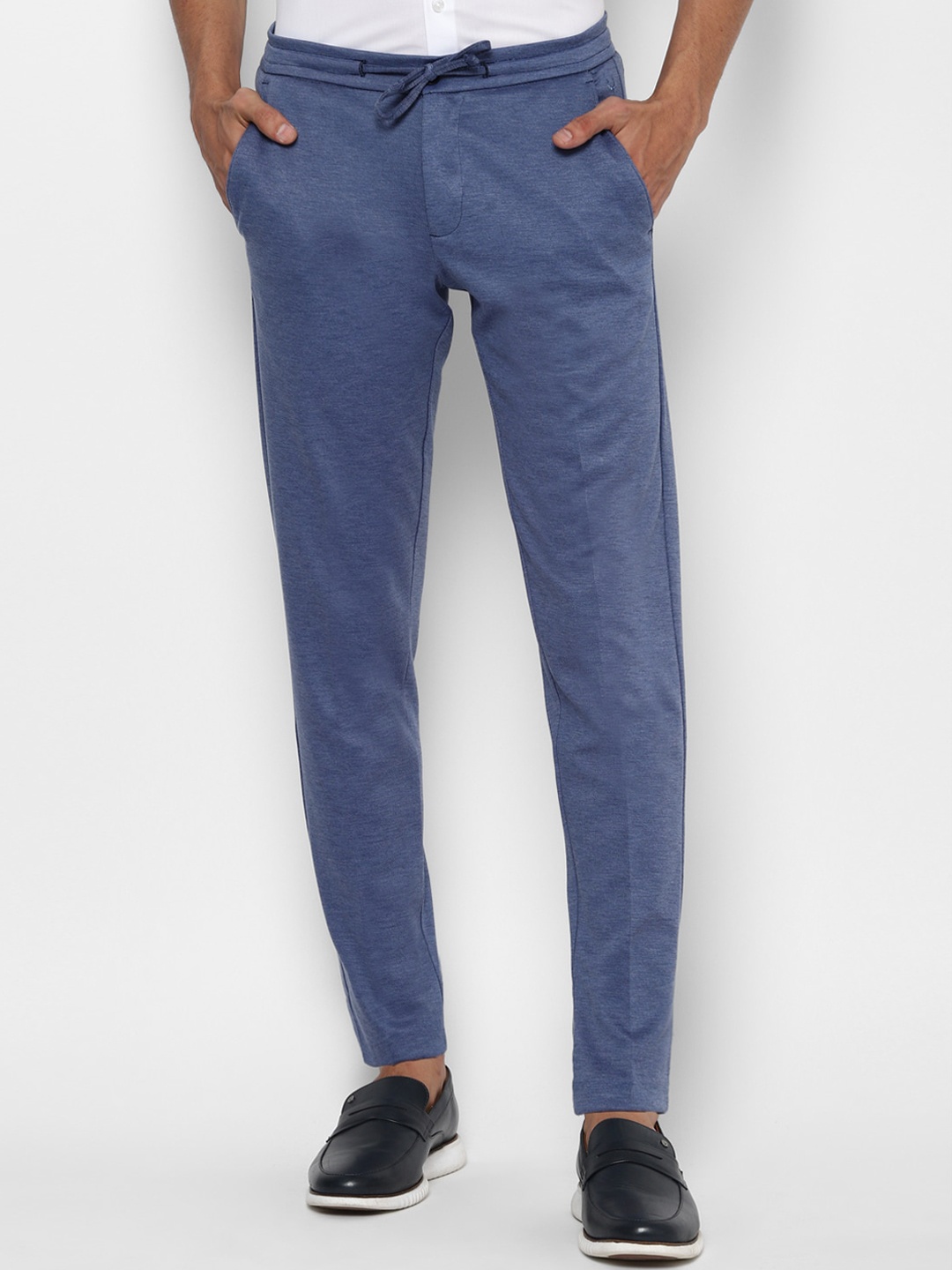 

Allen Solly Men Blue Slim Fit Trousers