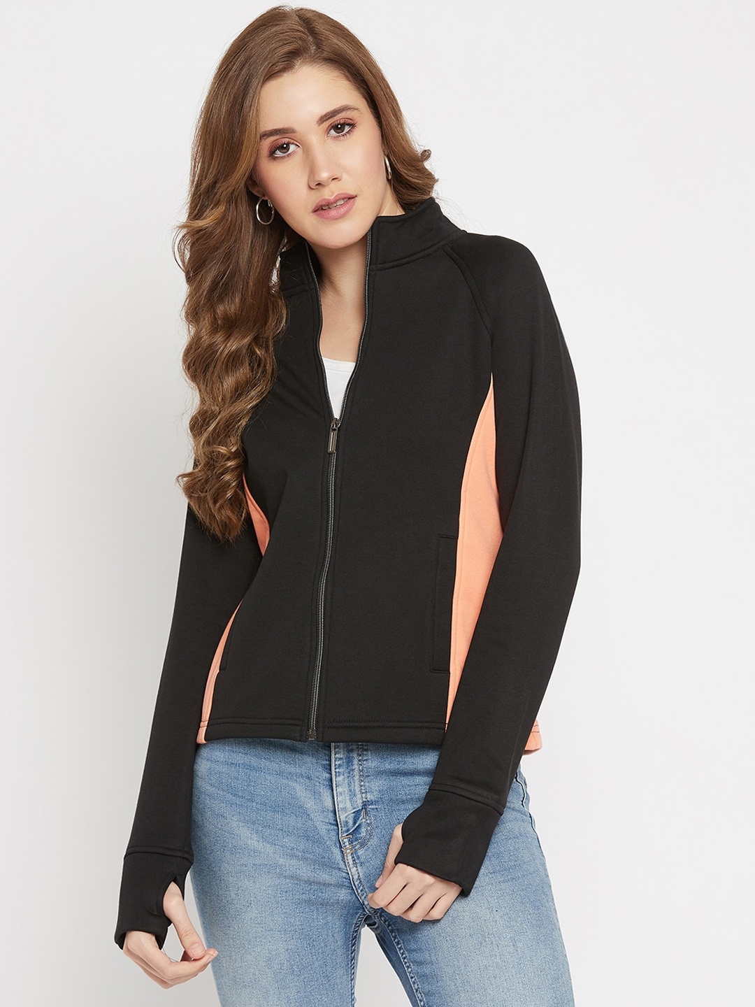 

AGIL ATHLETICA Women Multicoloured Lightweight Sporty Jacket, Multi