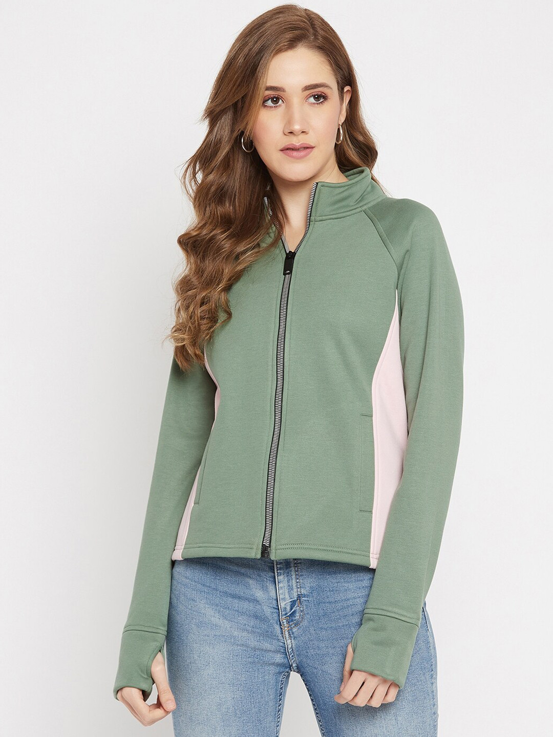 

AGIL ATHLETICA Women Multicoloured Lightweight Crop Tailored Jacket, Multi