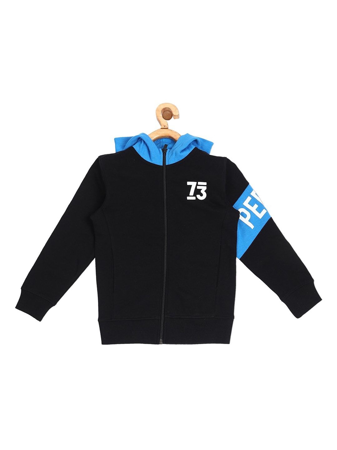 

Pepe Jeans Boys Black Printed Hooded Sweatshirt