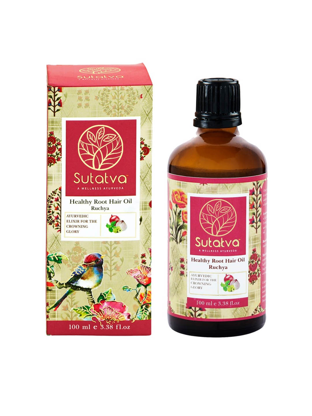

Sutatva Unisex Healthy Root Hair Oil -100 ml, Pink