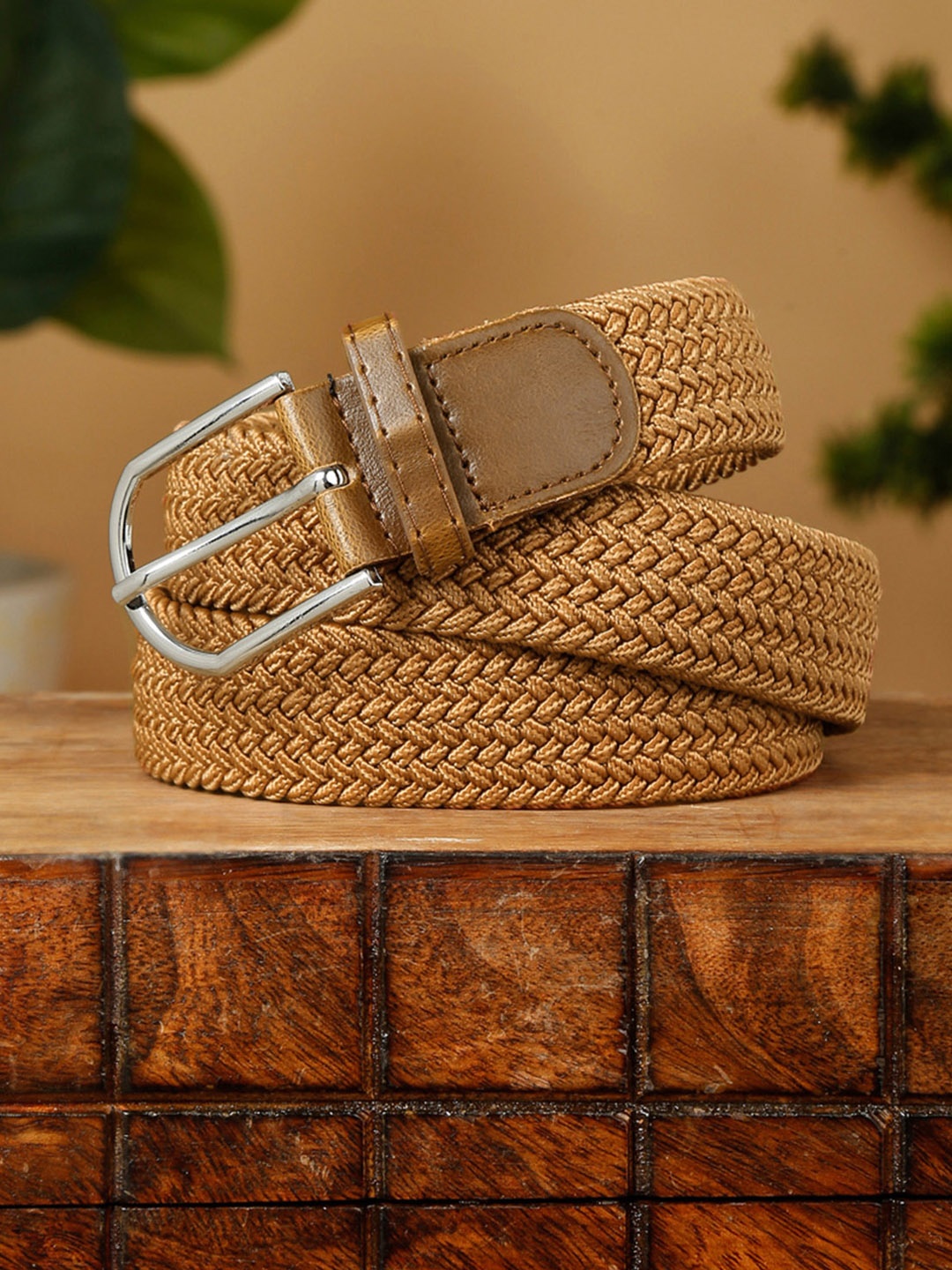 

MUTAQINOTI Unisex Brown Belt