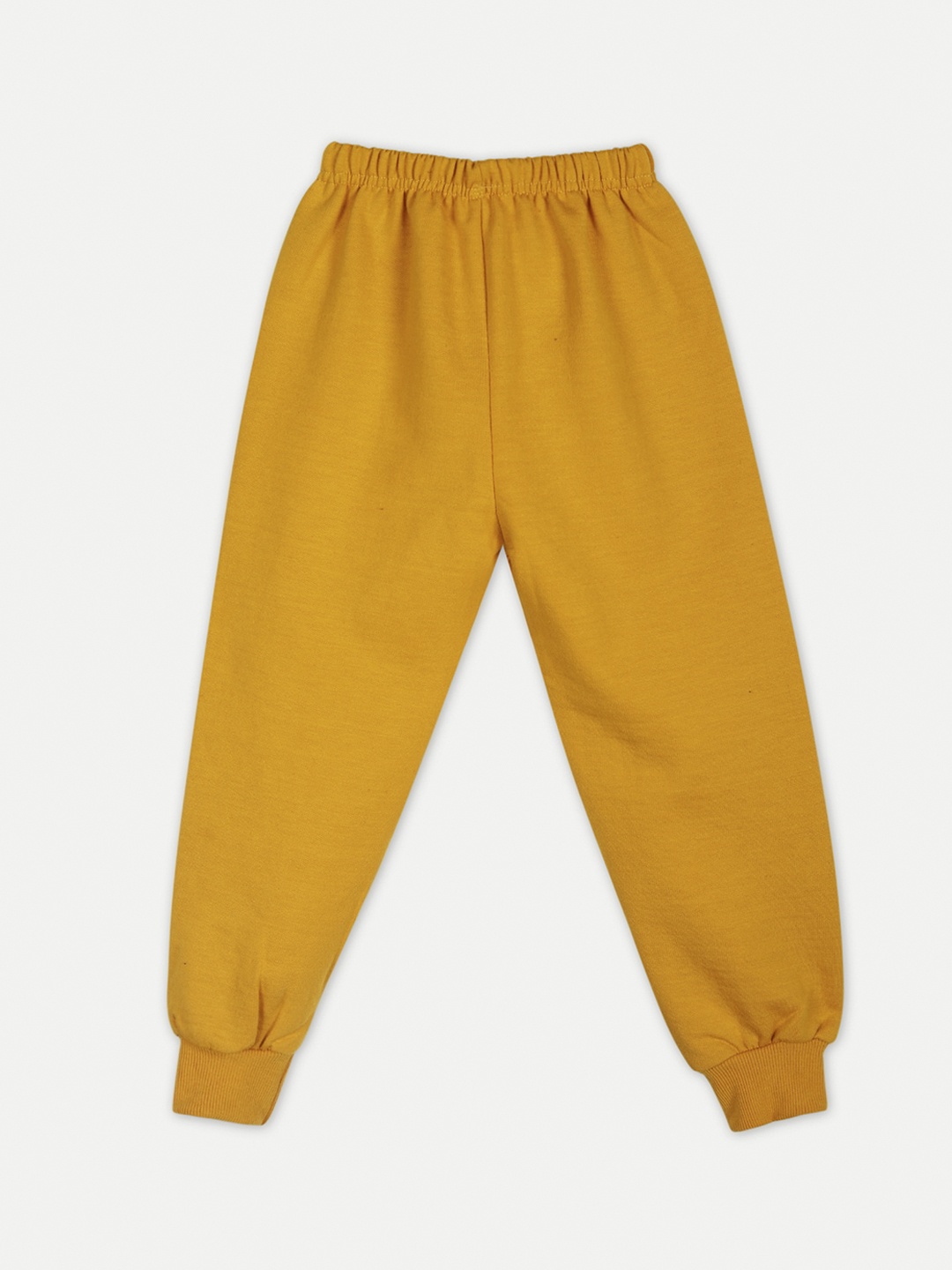 

Cutiekins Kids Mustard-Yellow Solid Joggers