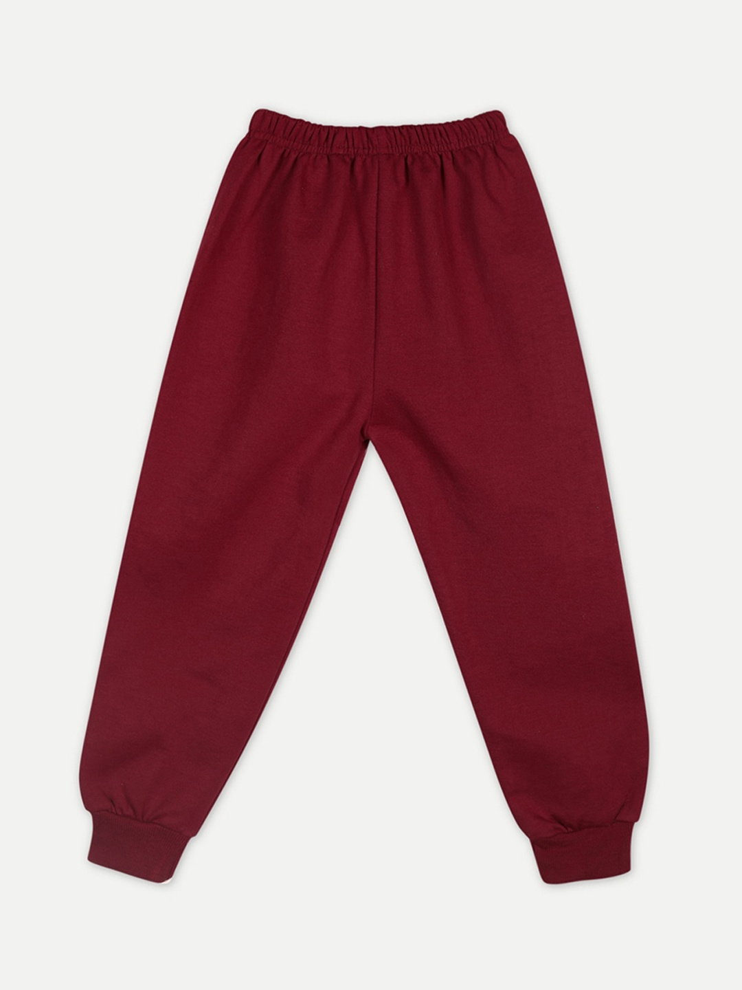 

Cutiekins Kids Maroon Solid Joggers