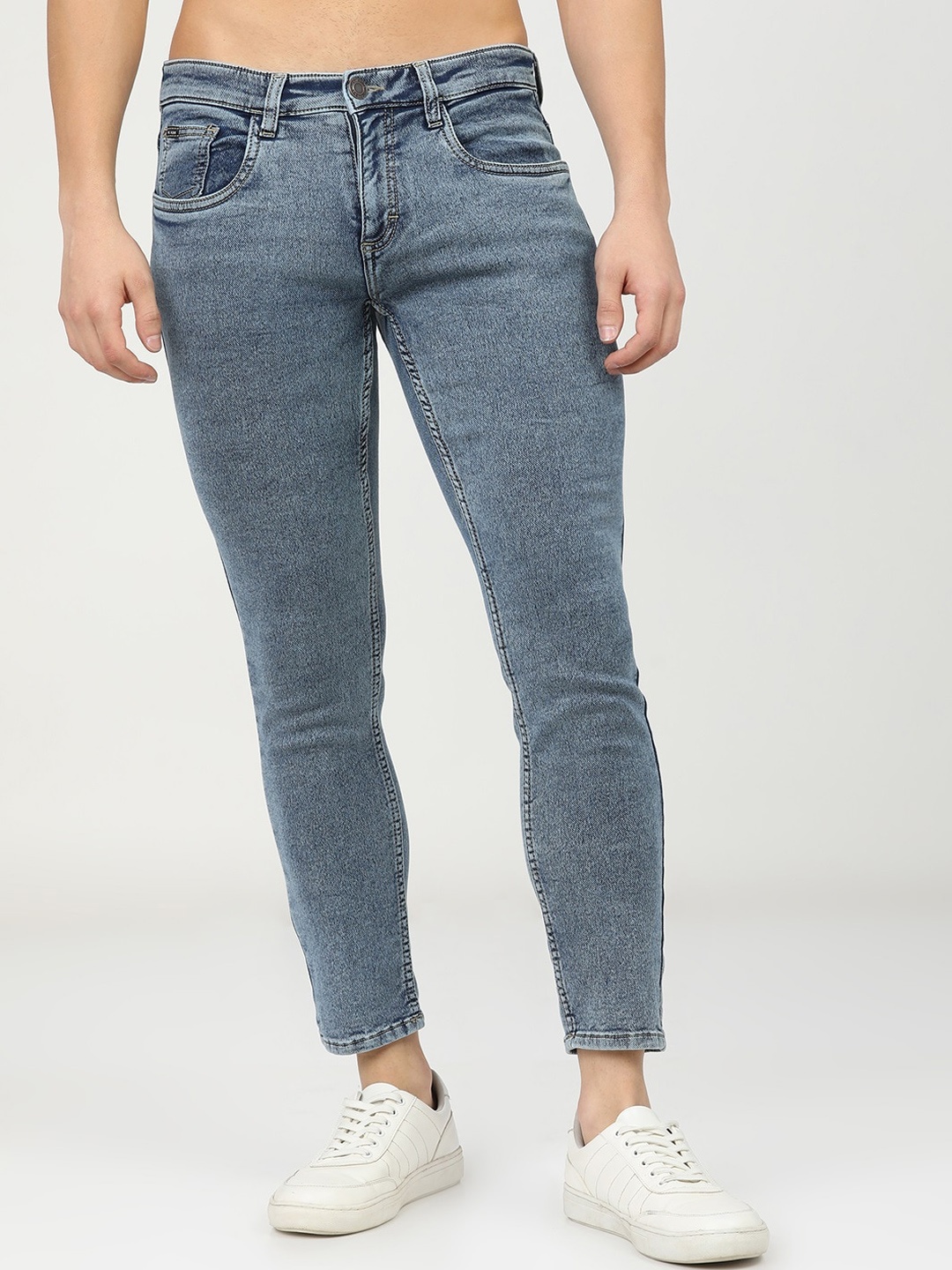 

HIGHLANDER Men Blue Tapered Fit Stretchable Jeans