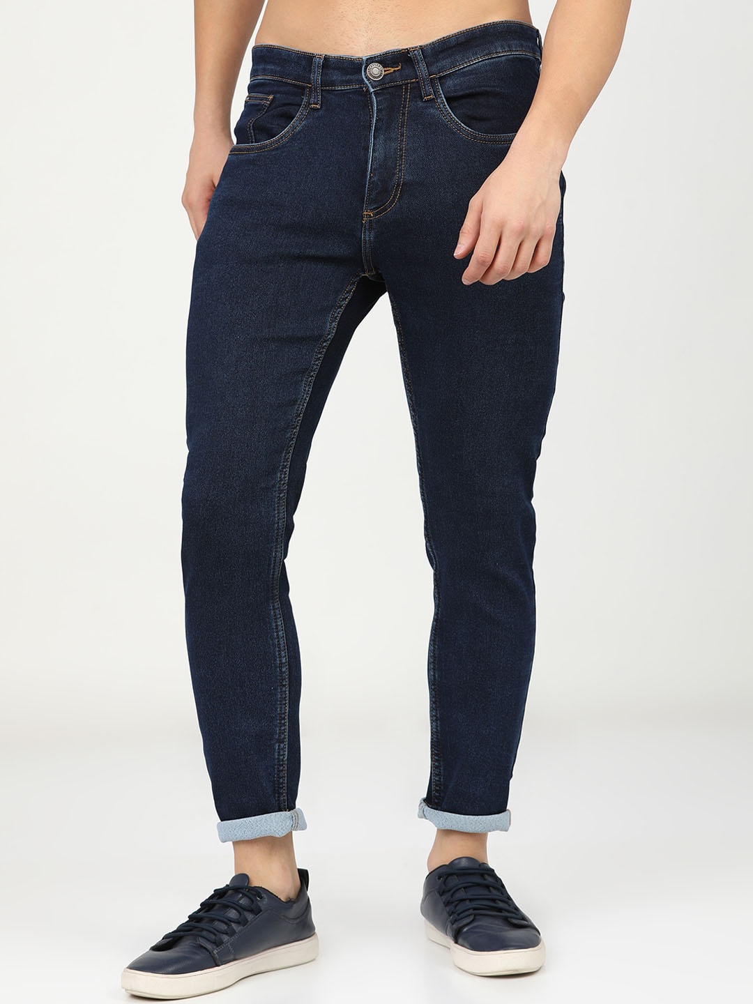 

HIGHLANDER Men Blue Tapered Fit Stretchable Jeans