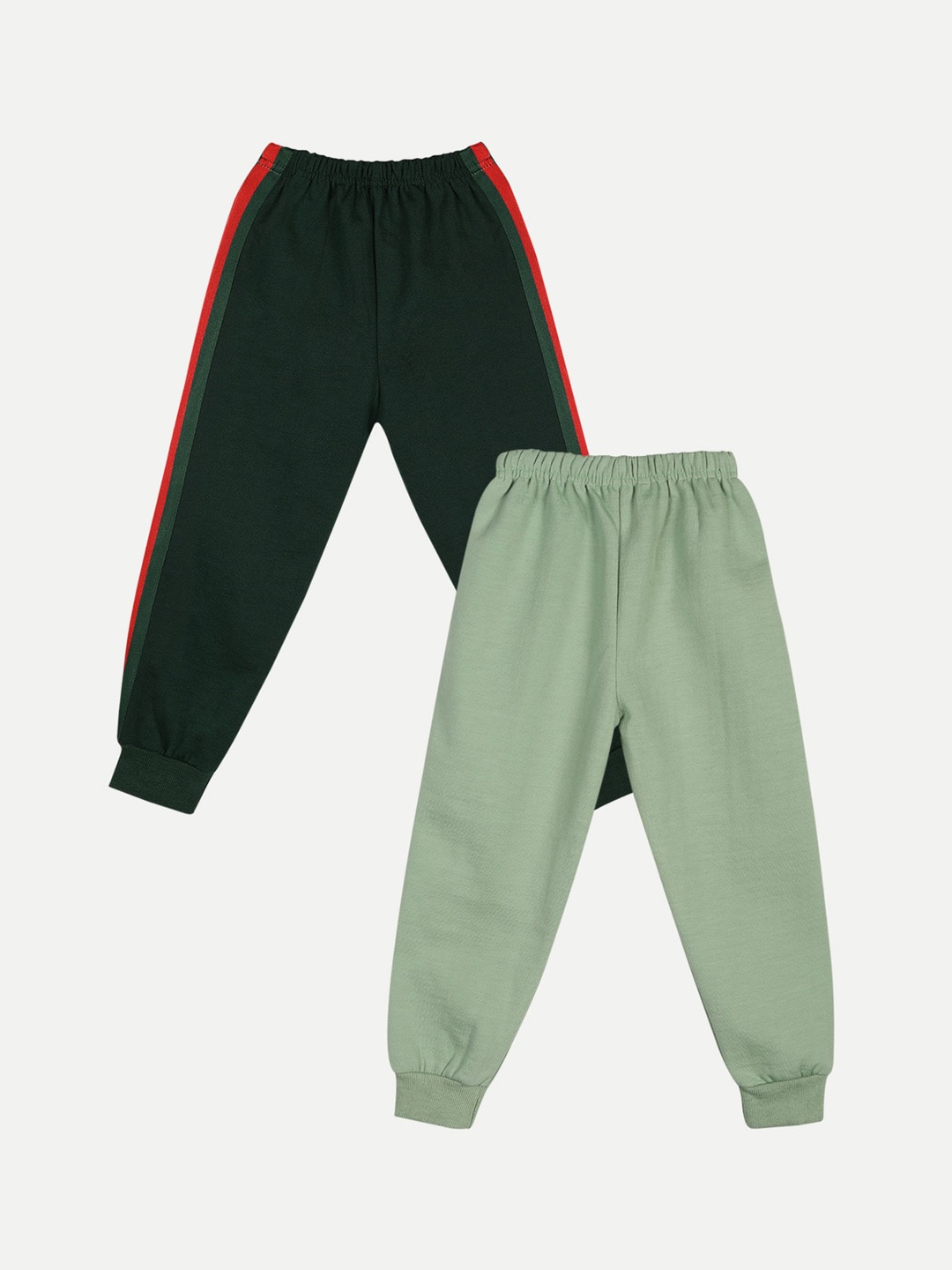 

Cutiekins Kids Pack Of 2 Solid Joggers, Green