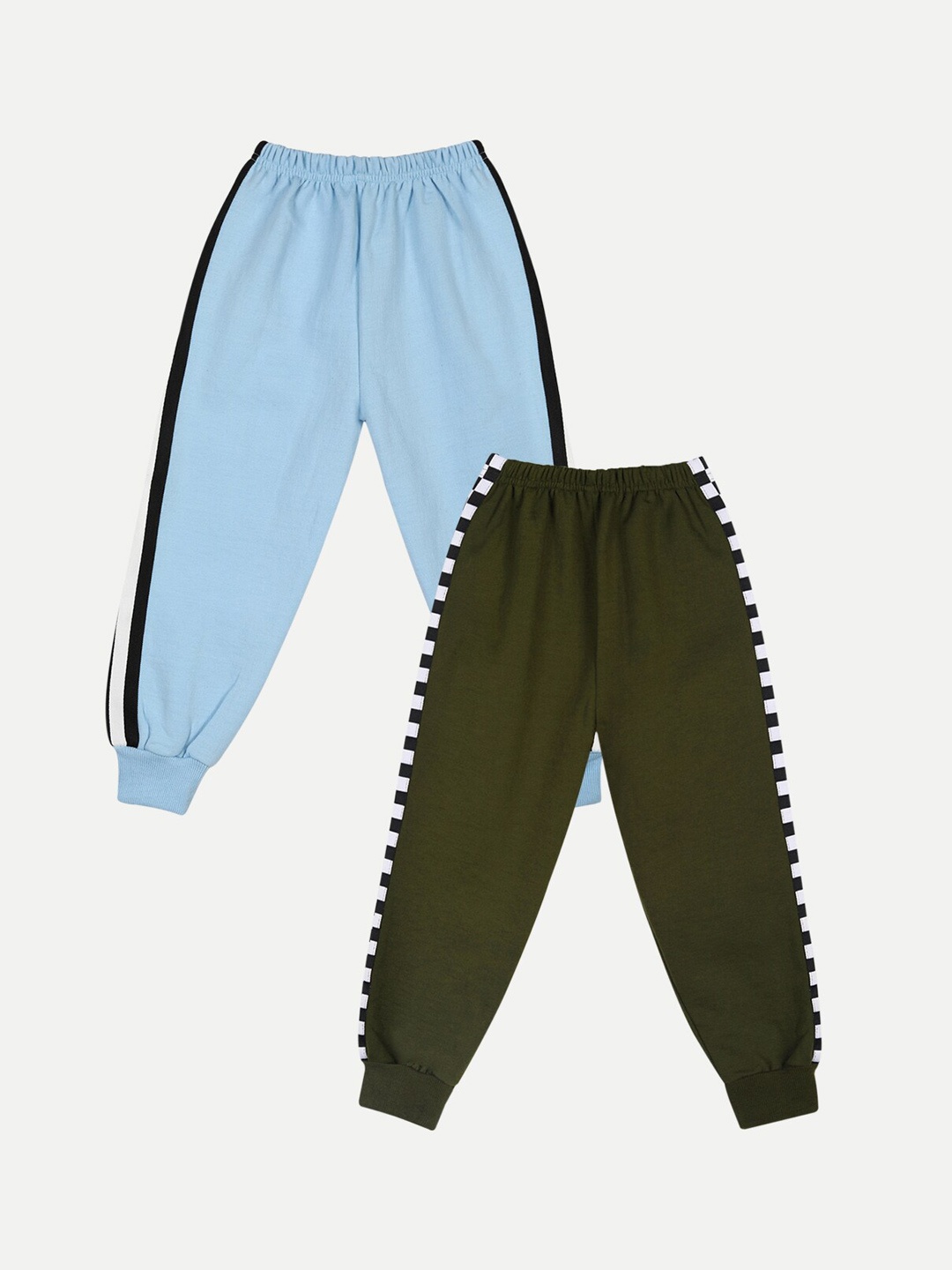 

Cutiekins Kids Pack Of 2 Solid Joggers, Turquoise blue