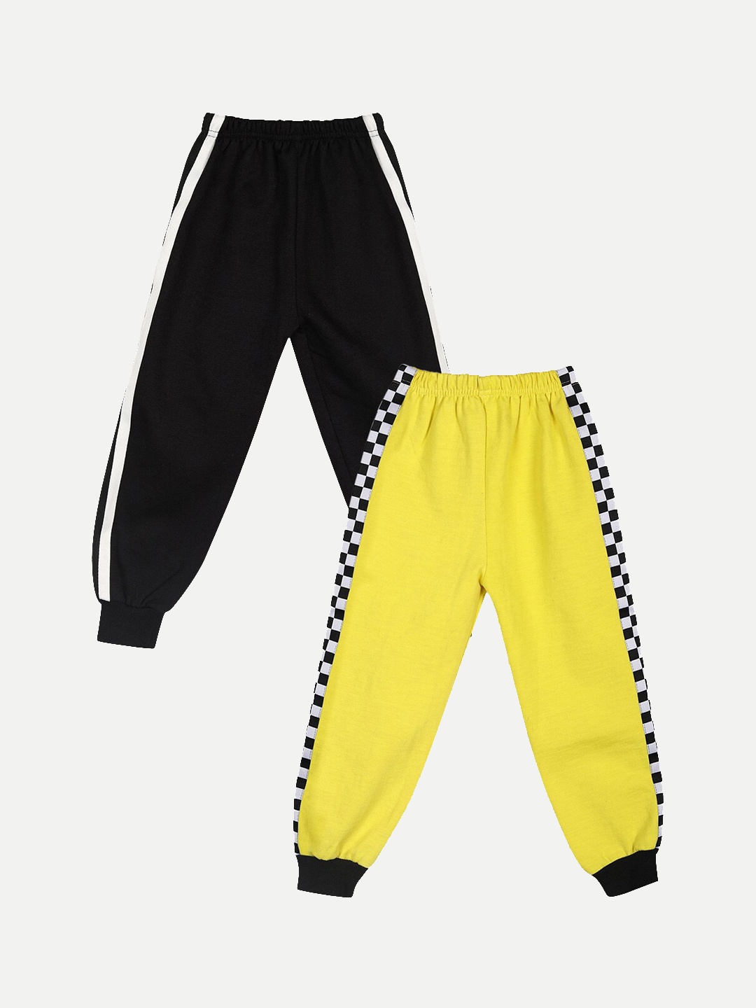 

Cutiekins Kids Pack Of 2 Solid Joggers, Black