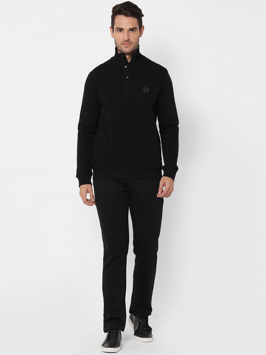 

Sweet Dreams Men Black Solid Track Suit