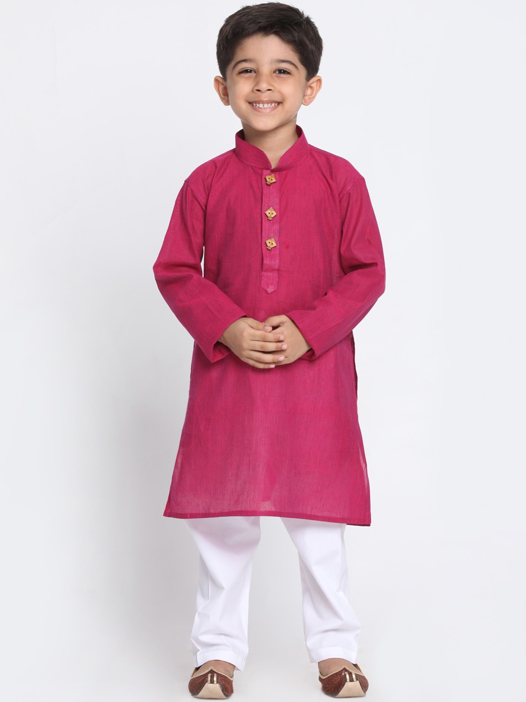 

JBN Creation Boys Purple Pure Cotton Kurta with Pyjamas
