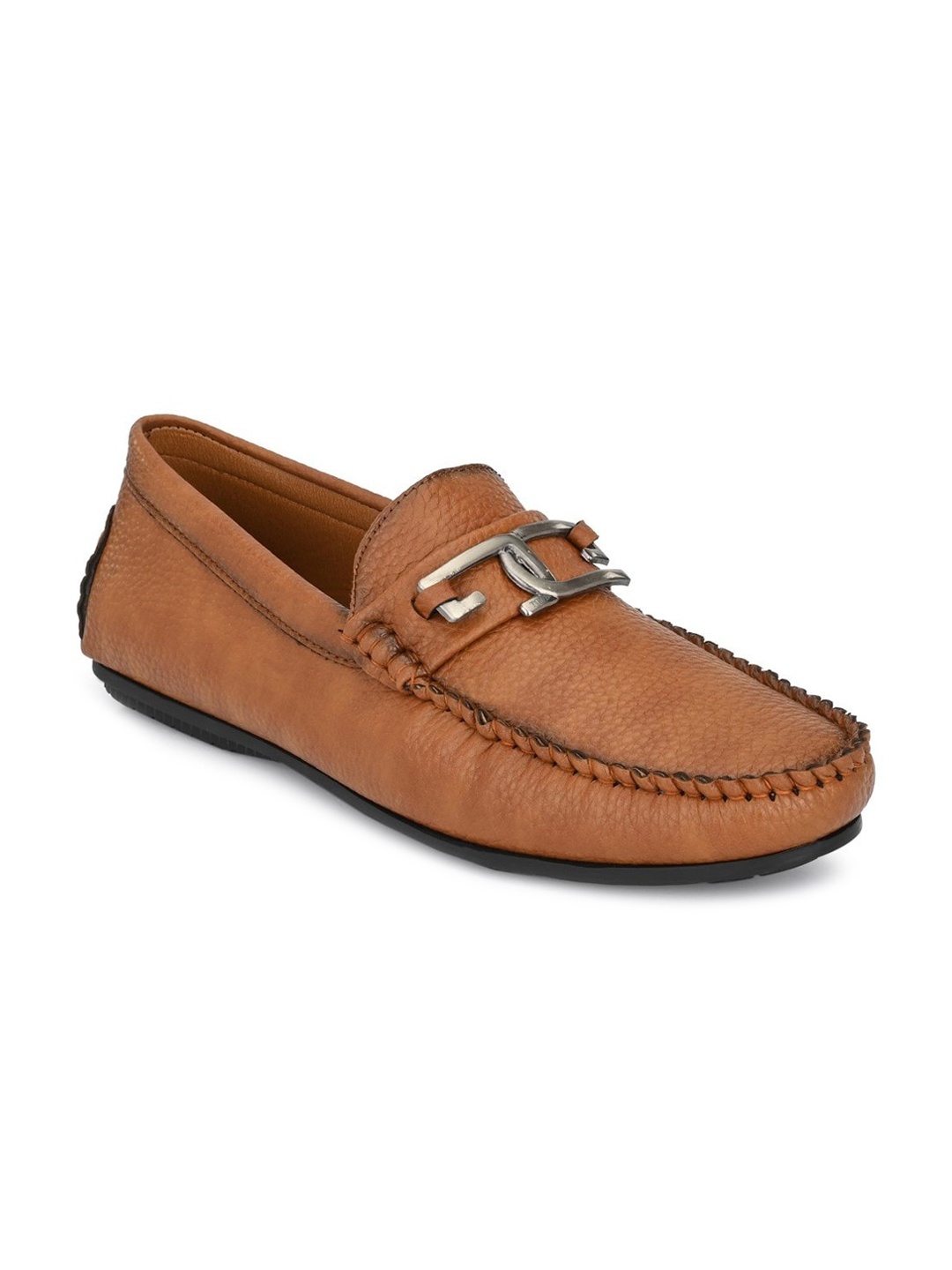 

Guava Men Tan Brown Driving Shoes