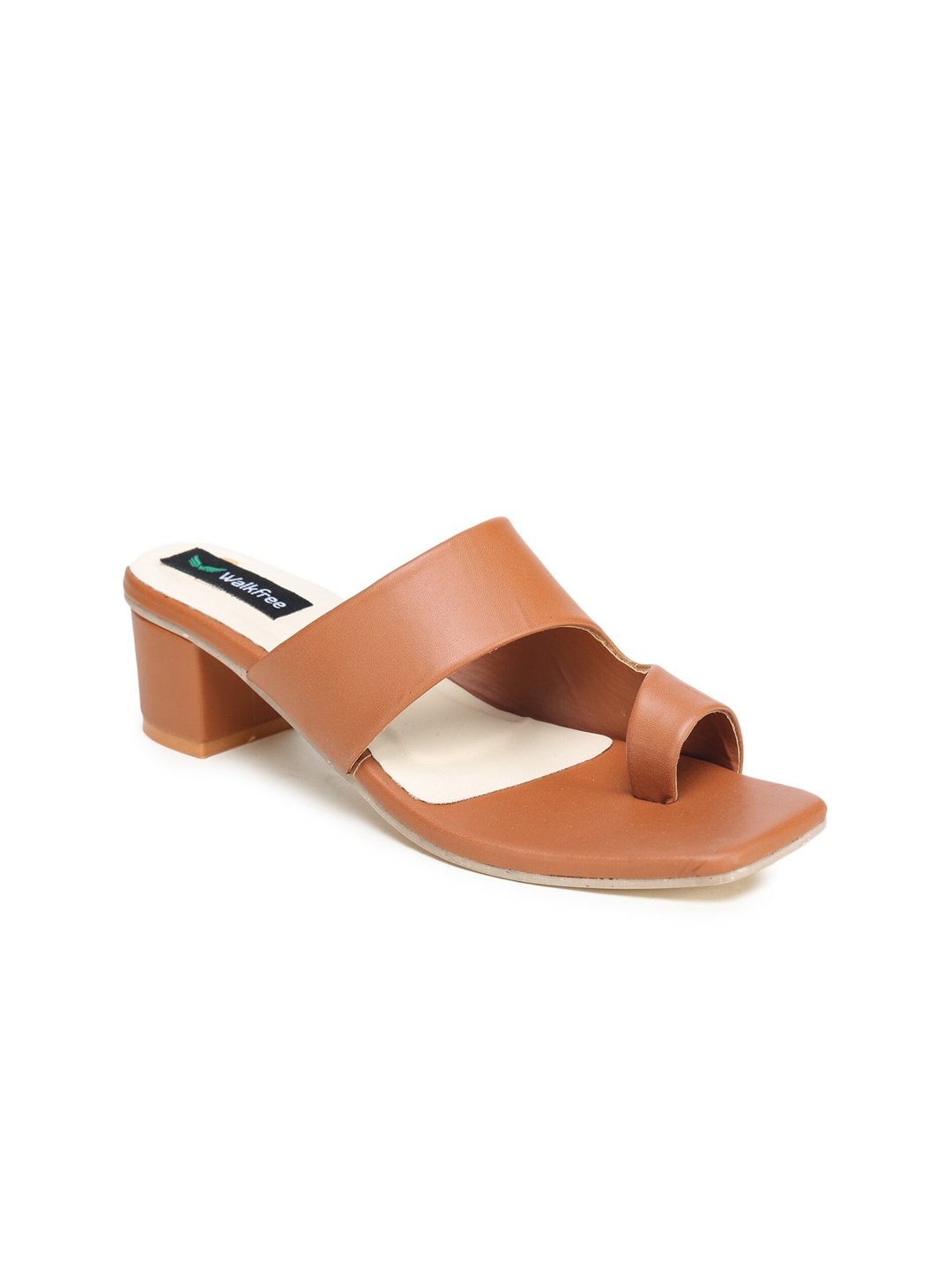 

Walkfree Tan Block Mules