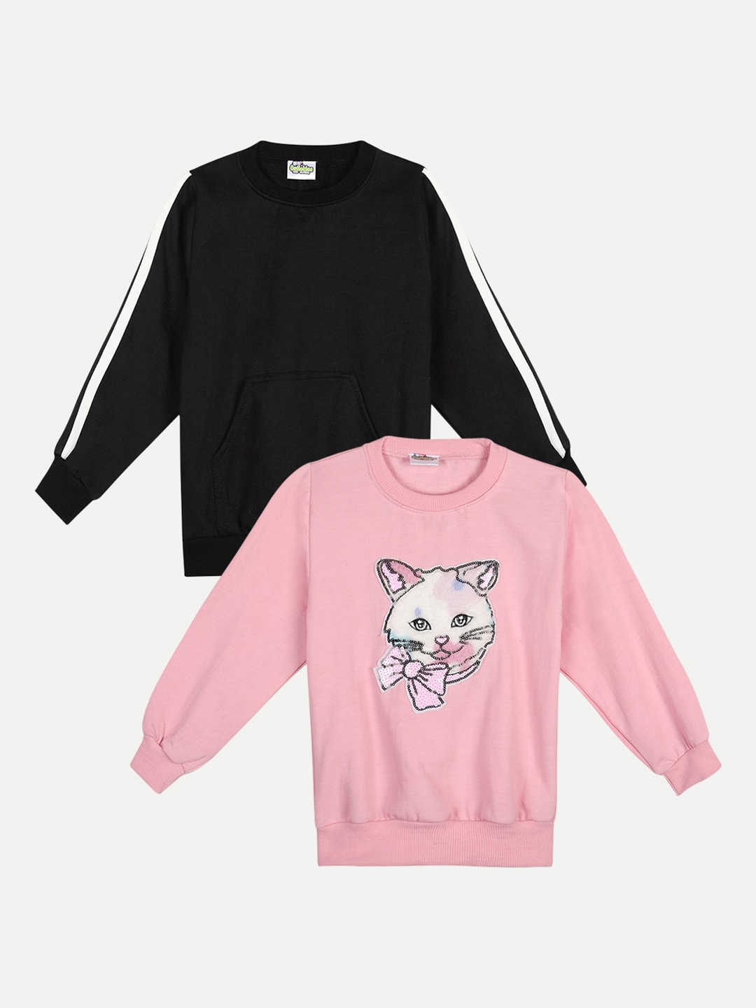 

Cutiekins Unisex Kids Black Sweatshirt