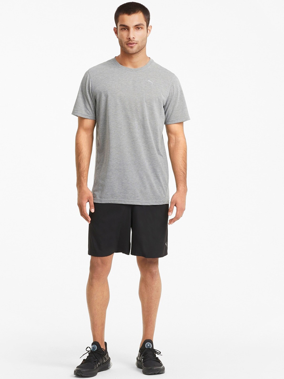 

Puma Men Black Performance Woven 7 Men's Training Sports Shorts