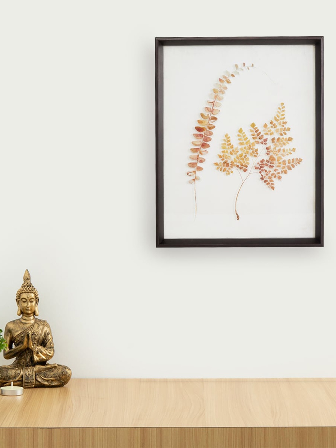 

Home Centre White & Brown Printed Framed Wall Art
