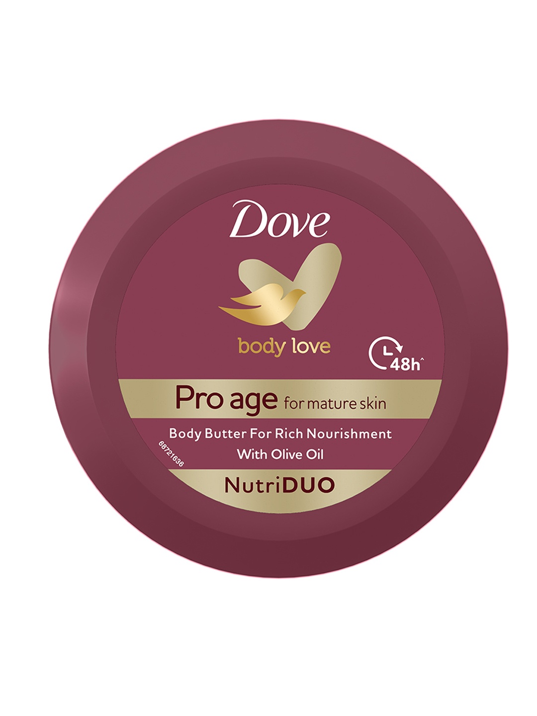 

Dove Body Love Pro Age Paraben-Free Body Butter with Olive & Sunflower Oil - 240 g, Maroon