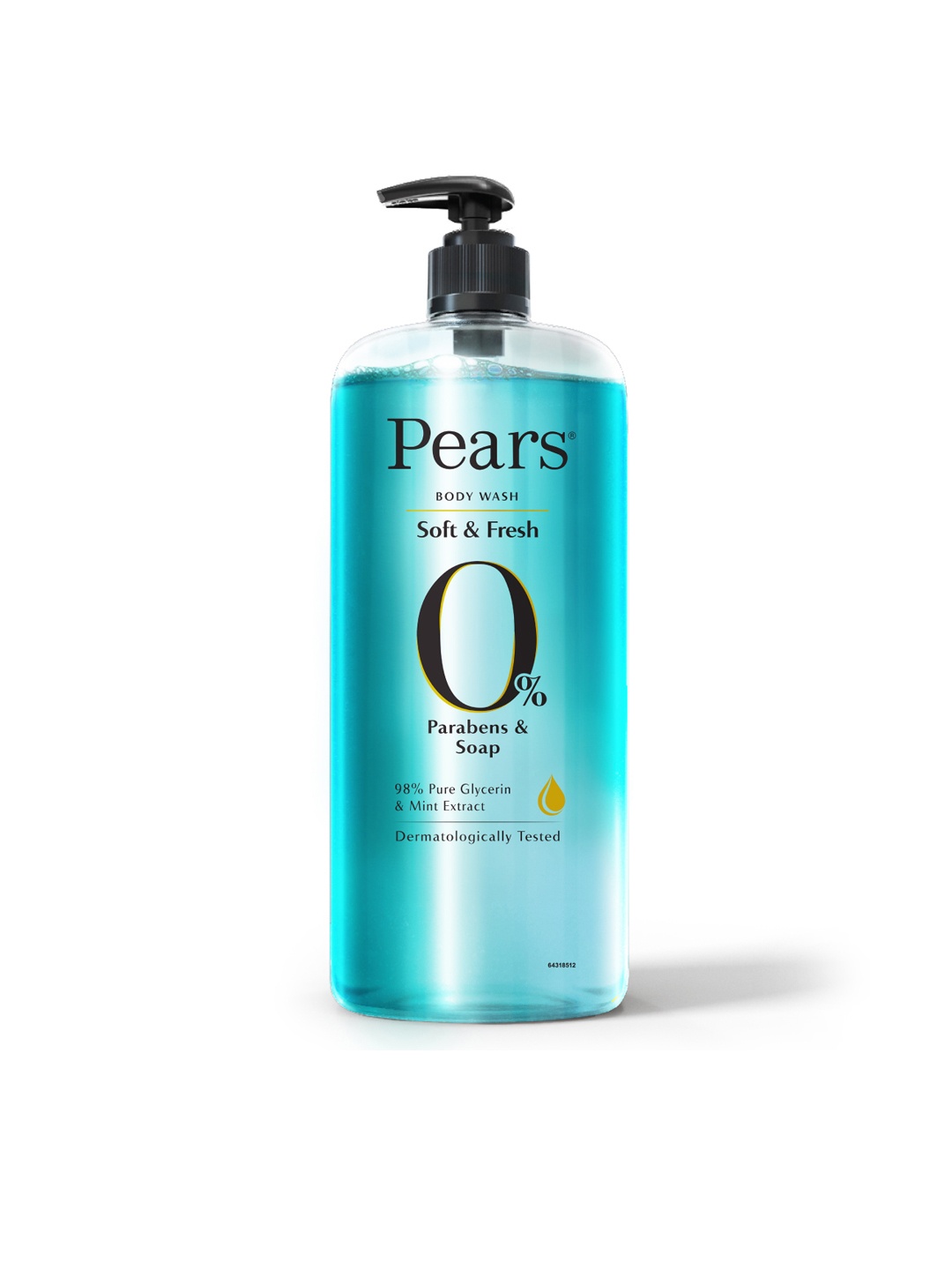 

Pears Soft & Fresh Body Wash with Pure Glycerin & Mint Extract - 750 ml, Blue