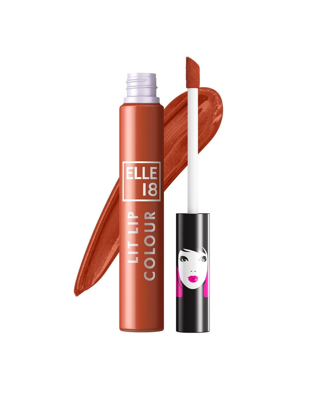 

ELLE 18 Lit Lip Colour 5.6ml - Tawny Wood, Brown