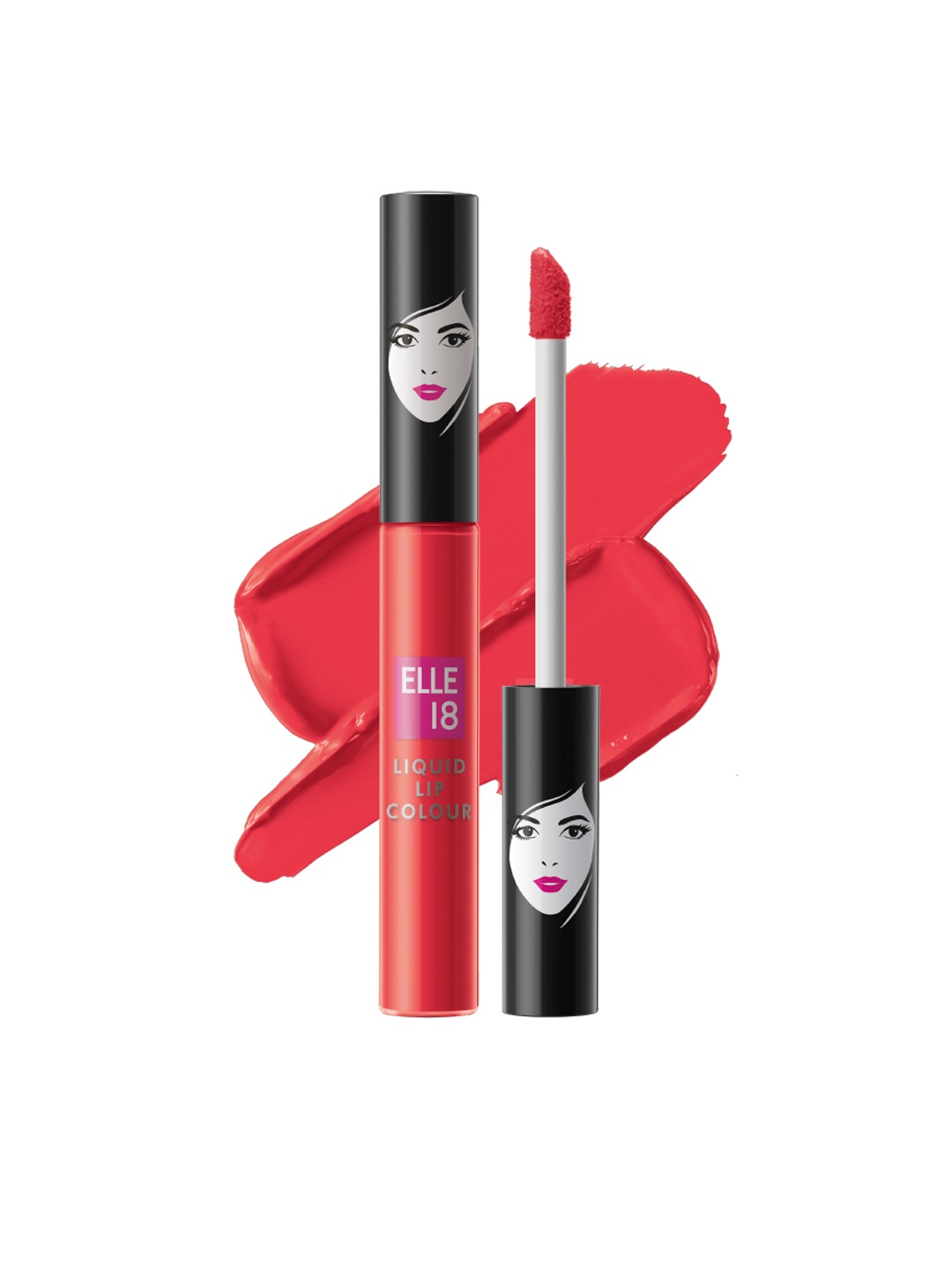 

ELLE 18 Liquid Lip Color - Deep Coral