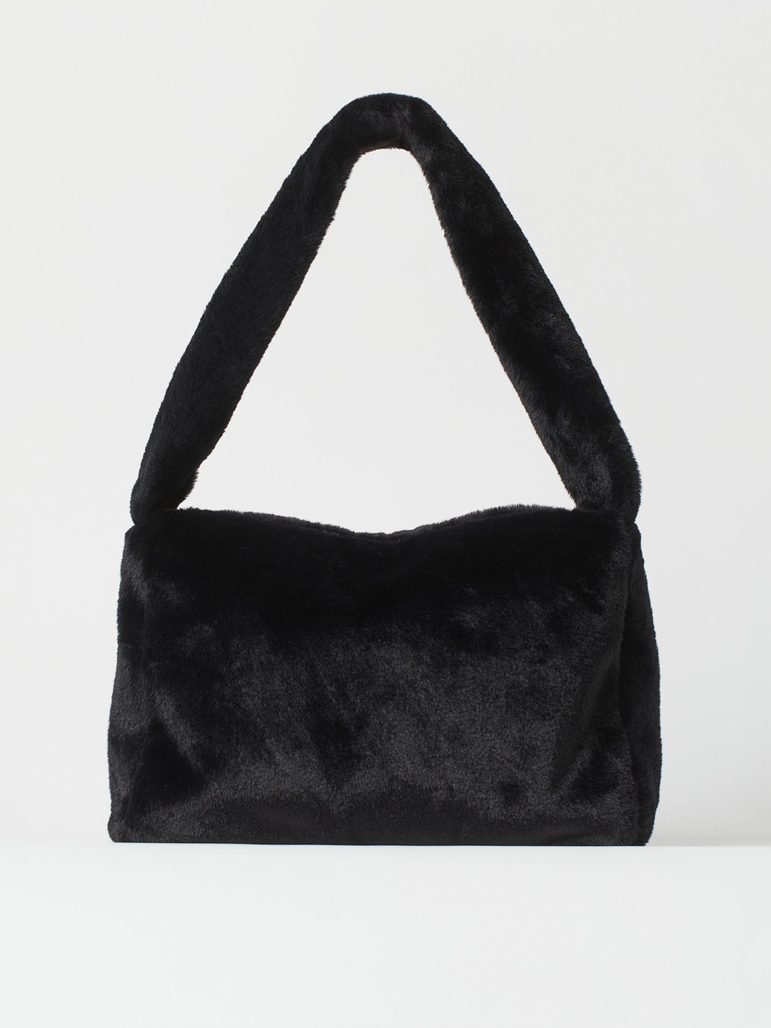 

H&M Women Black Faux Fur Bag