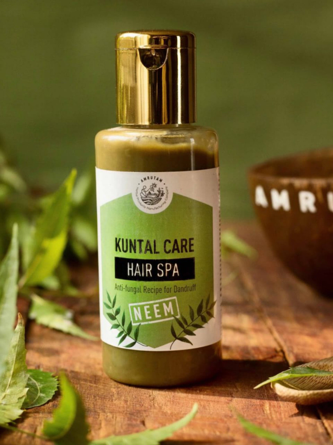 

AMRUTAM Kuntal Care Sustainable Hair Spa With Neem - 100 ml, Green