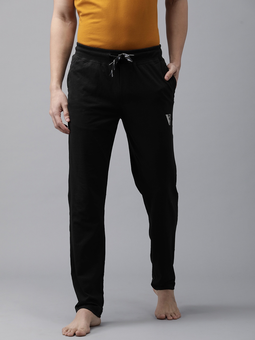 

Van Heusen Athleisure Men Smart Tech Easy Stain Release Track Pants, Black