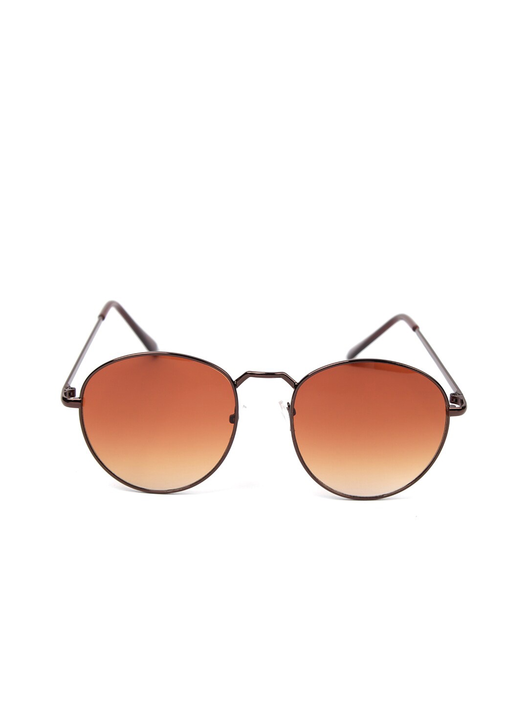 

FUZOKU Unisex Brown Lens & Brown Round Sunglasses - FZKSS2020SG0290