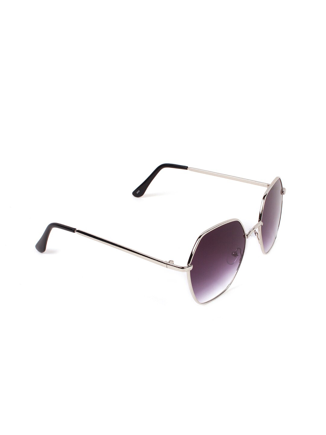 

FUZOKU Unisex Purple Lens & Silver-Toned Sunglasses FZKSS2020SG0274