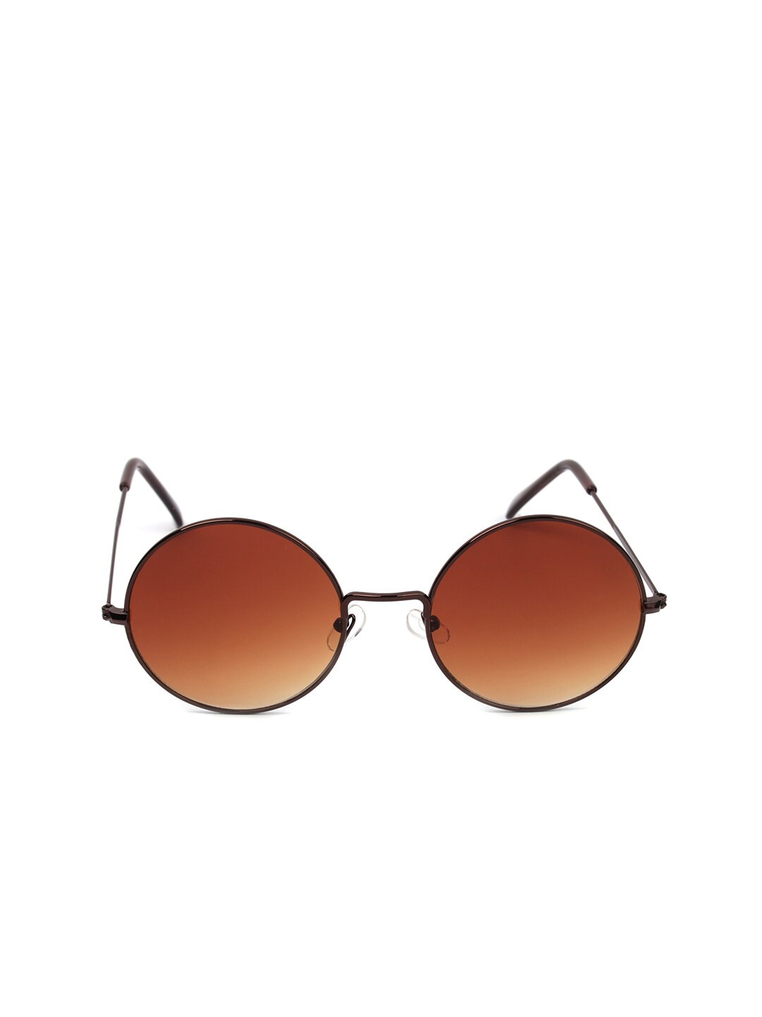 

FUZOKU Unisex Brown Lens & Brown Round Sunglasses - FZKSS2020SG0301