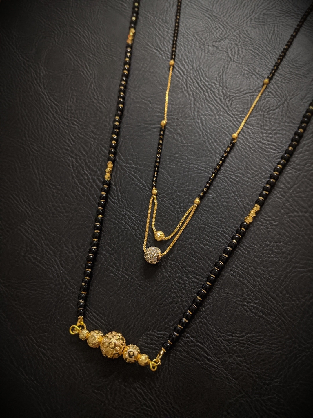 

Digital Dress Room Combo Set of 2 Gold Plated Mangalsutra