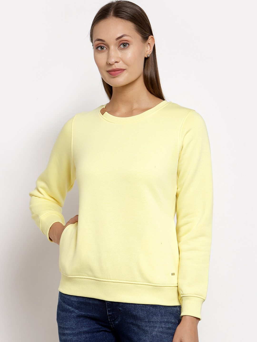 

Juelle Women Yellow Sweatshirt