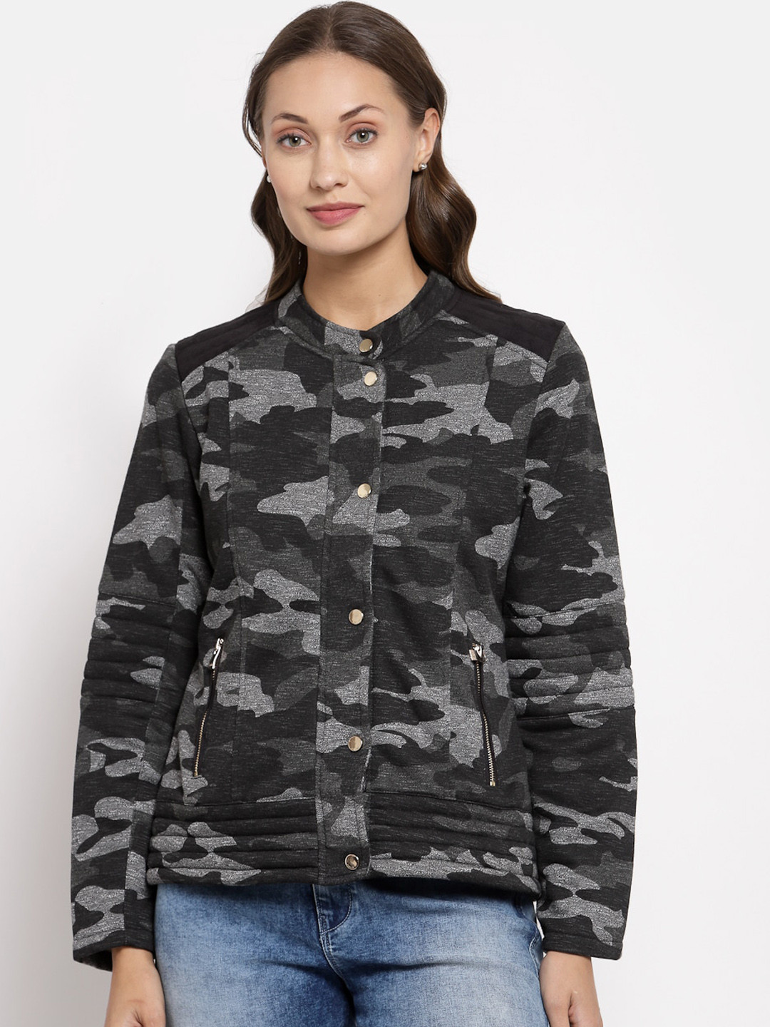 

Juelle Women Black Printed Sweatshirt