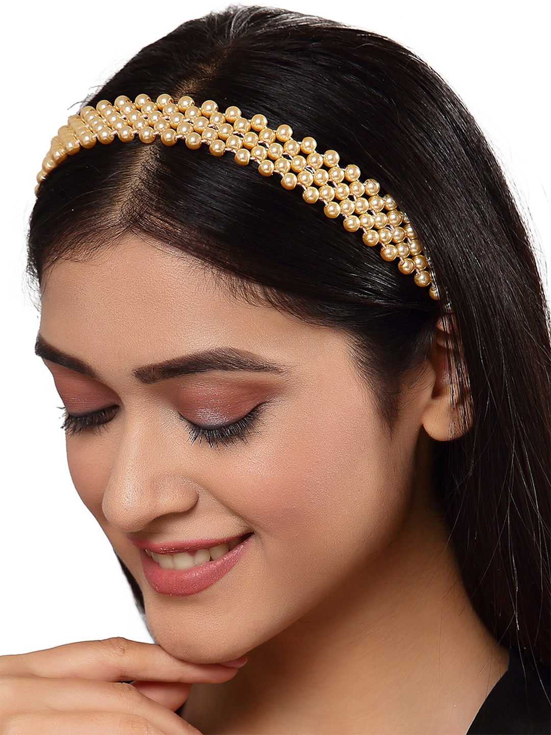 

KARATCART Women Gold-Toned Embellished Hairband