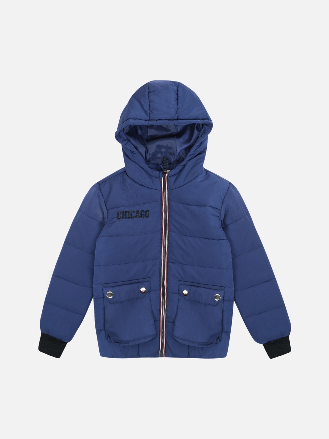 

GOJI Boys Navy Blue Lightweight Open Front Jacket