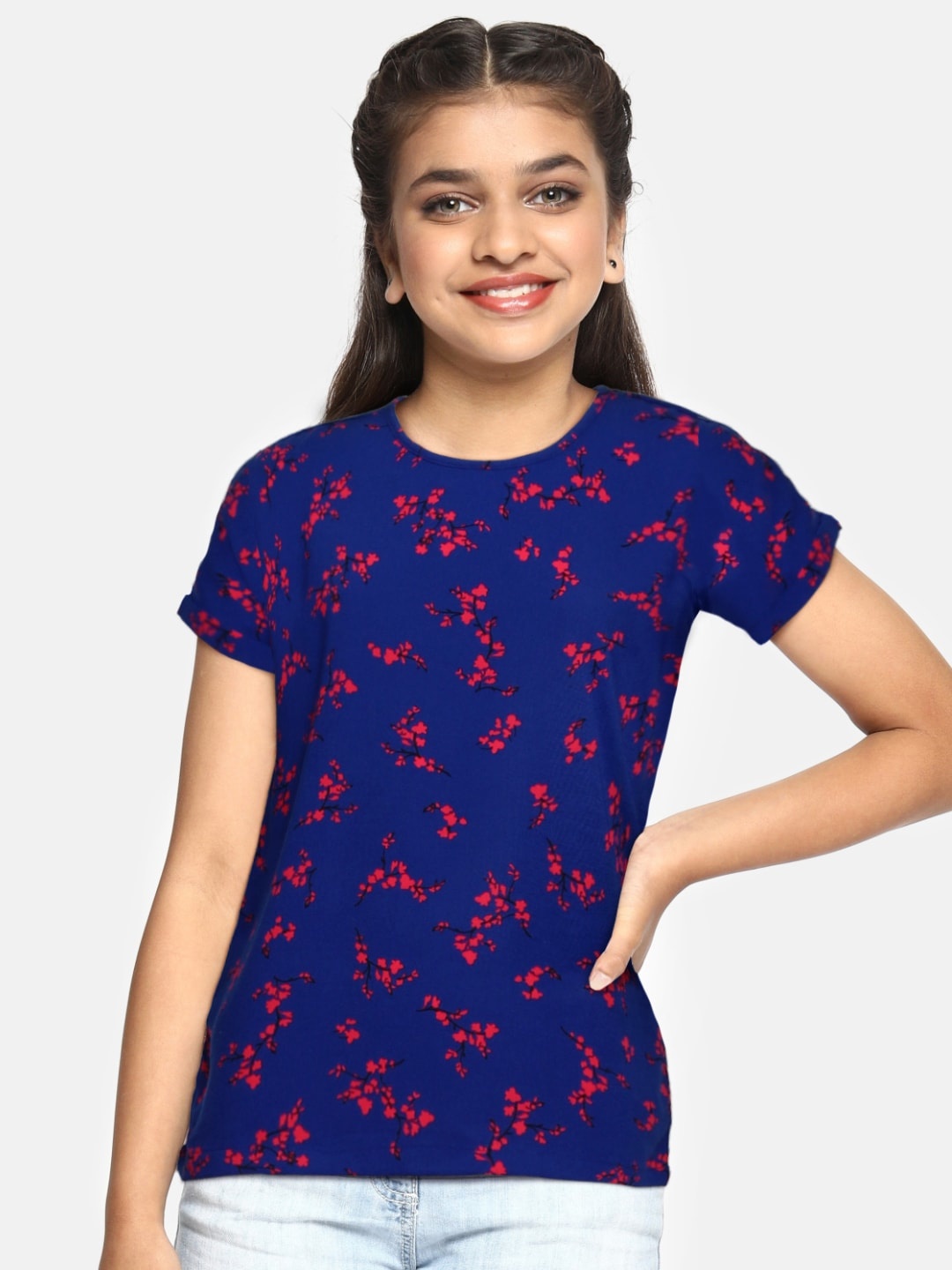 

JUSTICE Blue Regular Top