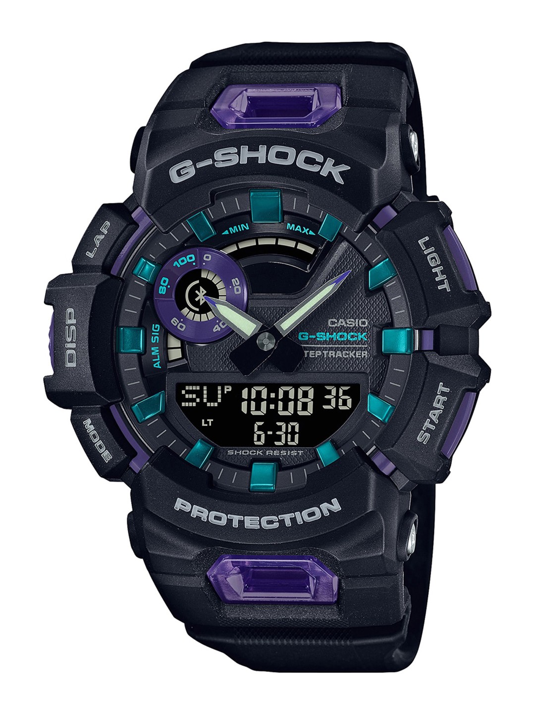 

CASIO Men G-Shock GBA-900-1A6DR Multi-Coloured Ana-Digi Dial Black Resin Strap G1136