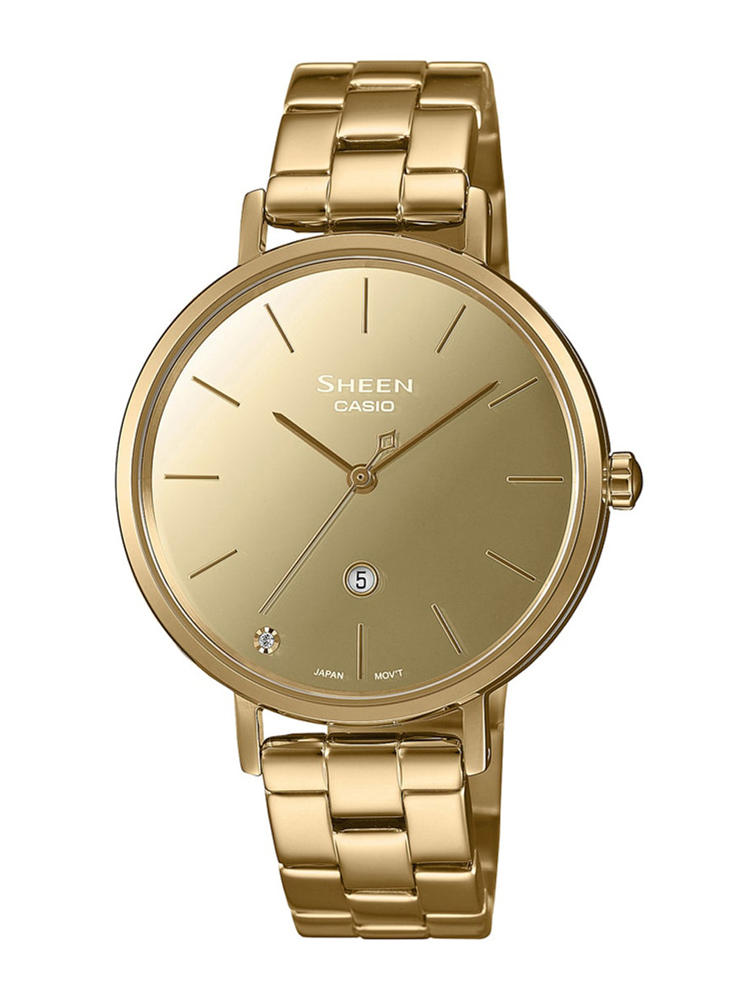 

CASIO Women Gold-Toned Dial & Stainless Steel Straps Analogue Watch SH248