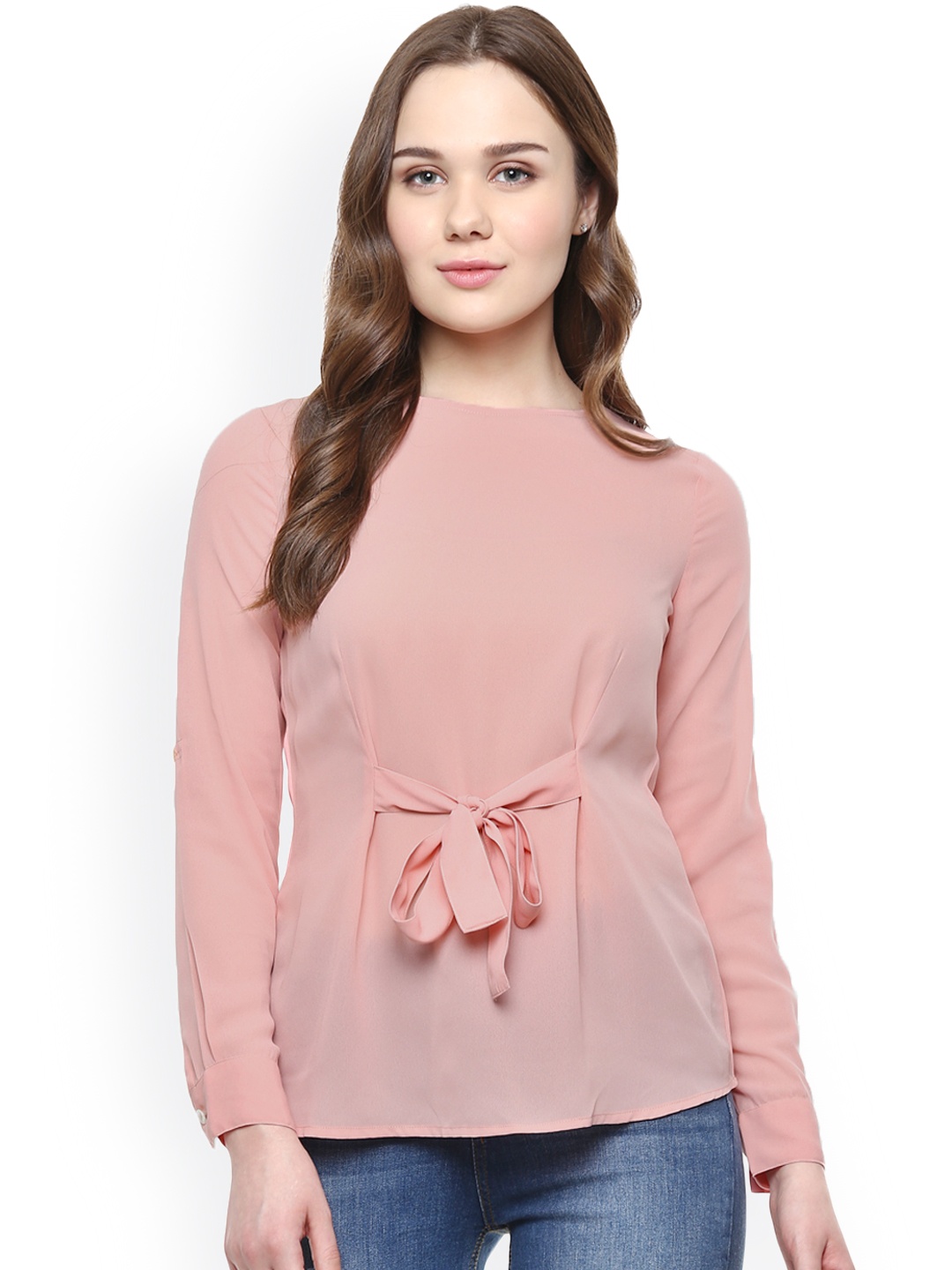 

StyleStone Women Pink Solid Regular Top