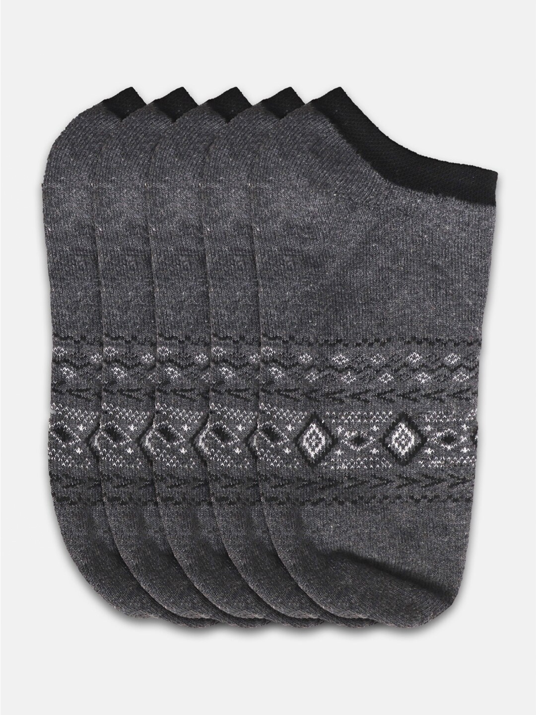 

Kolor Fusion Men Pack Of 5 Assorted Ankle-Length Socks