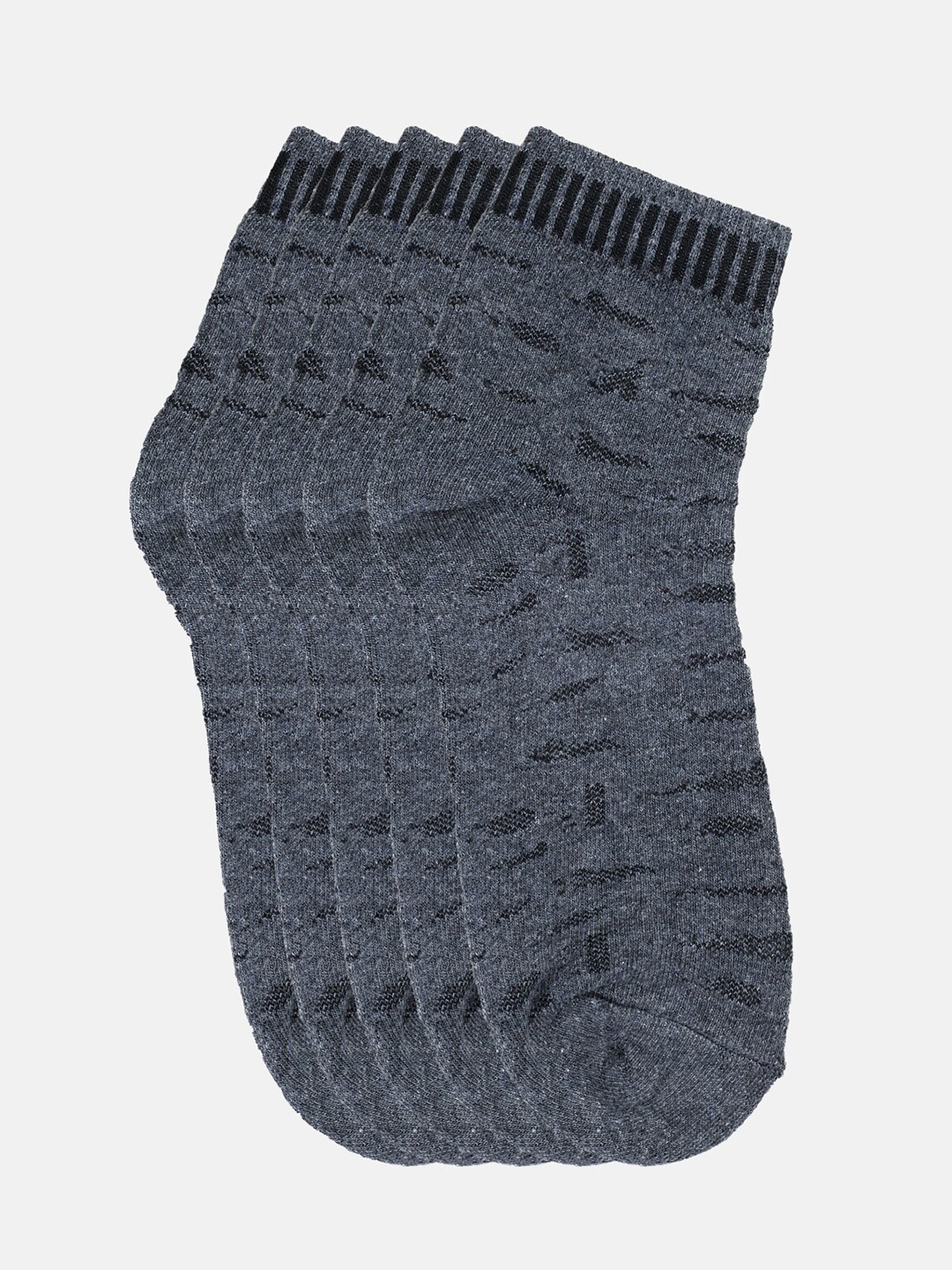 

Kolor Fusion Men Pack Of 5 Assorted Above Ankle-Length Socks