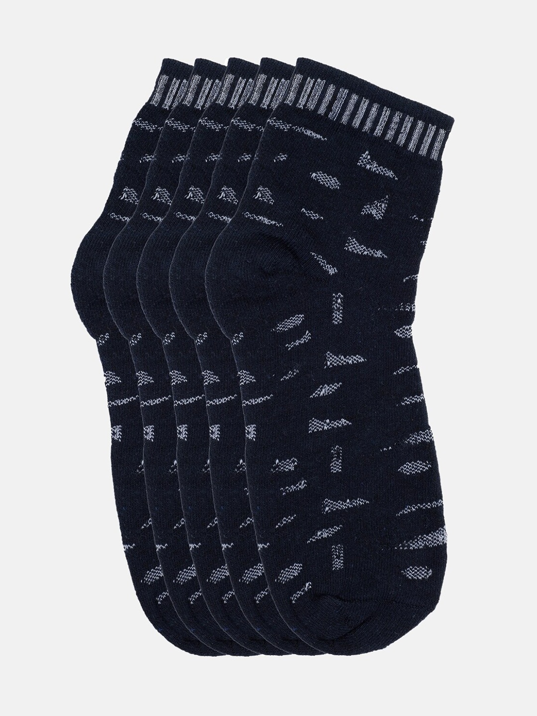 

Kolor Fusion Men Pack of 5 Assorted Above-Ankle Length Socks