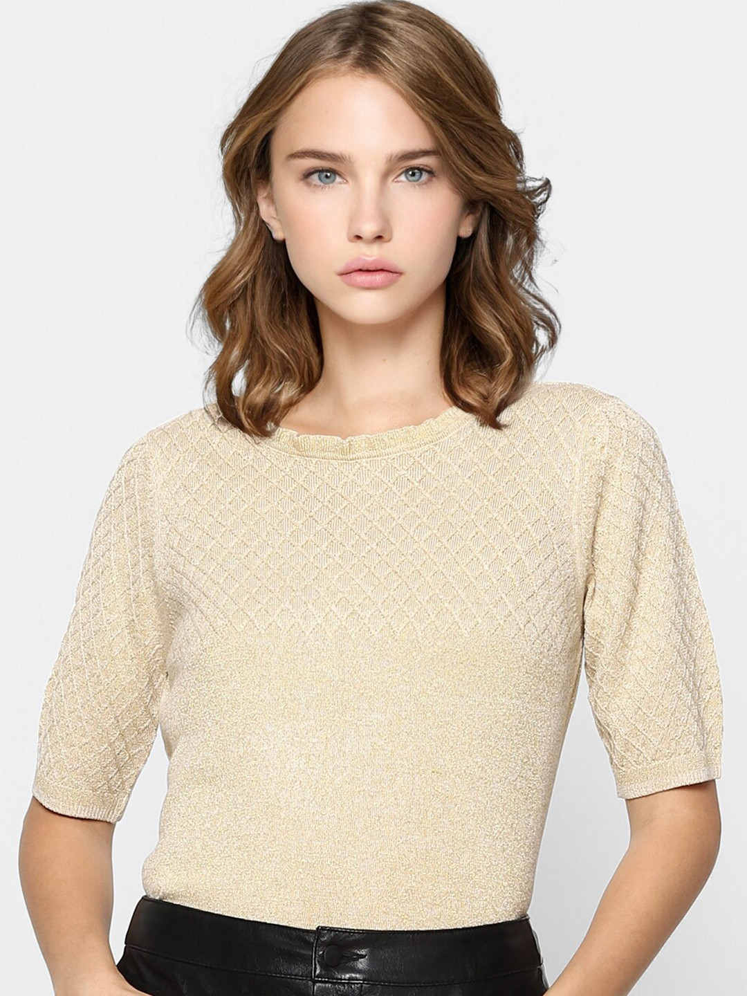 

ONLY Women Beige Pullover